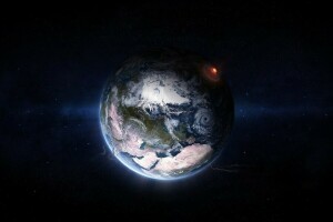 is, Planet, sci fi, ligner planeten jorden