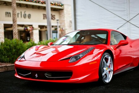 458, ferrari, Italia, vermelho, Super-carro