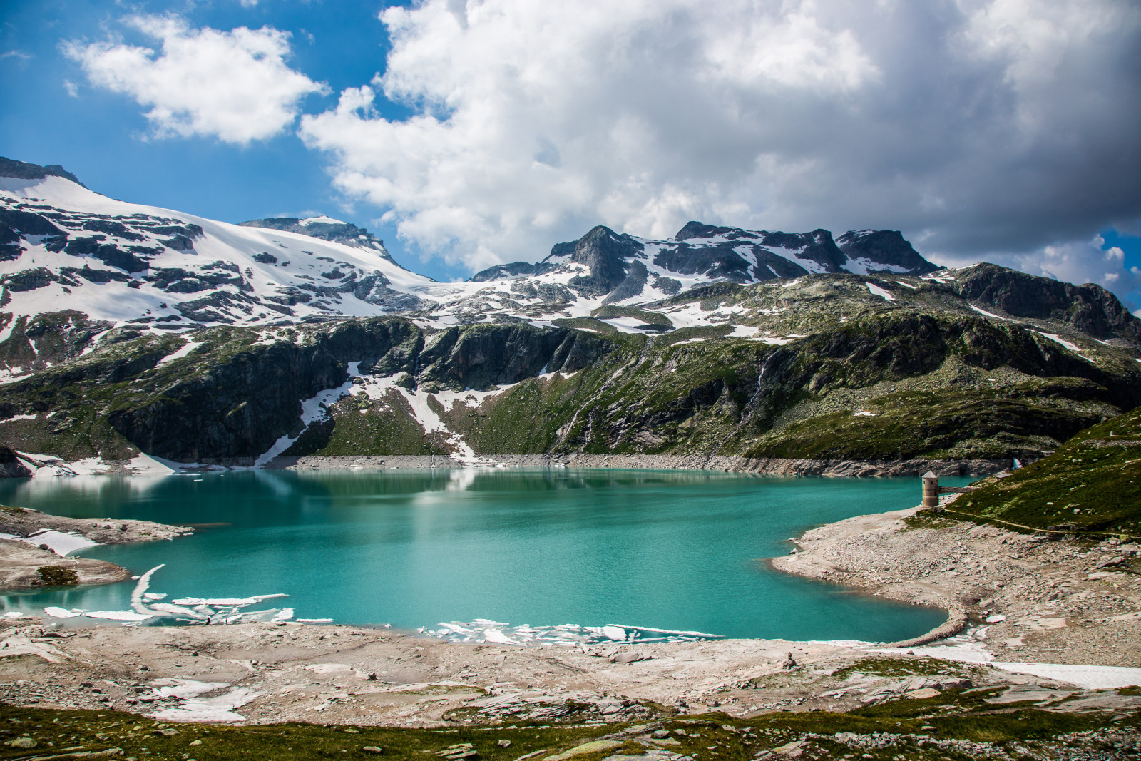 Berg, See, Landschaft, Berge, Smaragd