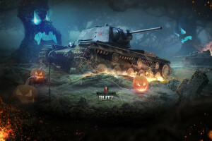 blits, Halloween, Tung tank, KV-1, USSR, VERDEN AV TANKS, WoT: Blitz, WoTB