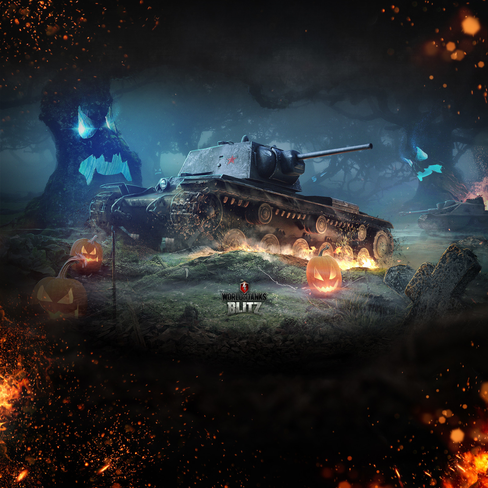 URSS, éclat, Halloween, LE MONDE DES RÉSERVOIRS, Réservoir lourd, KV-1, WoTB, WoT: Blitz