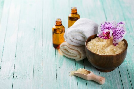 flowers, oil, relax, salt, Spa, Still life, towel, wellness