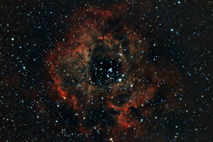 i stjernebildet, nebula, NGC 2237, stikkontakt, Rosette, rom, stjerner, Enhjørning