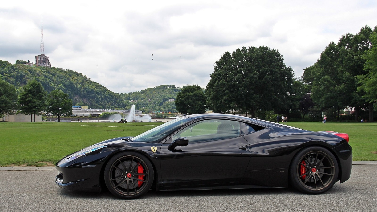 Parque, ferrari, Ferrari 458 Italia, Ferrari Italia