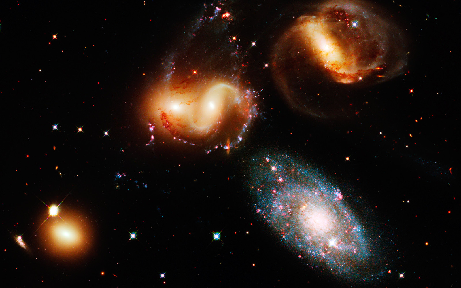 Foto, Sterne, Galaxis, das Universum, Hubble, Teleskop