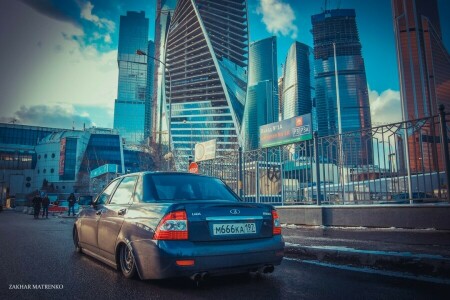 auto, BPAN, casa, Lada, Macchina, Mosca, precedente, Priora