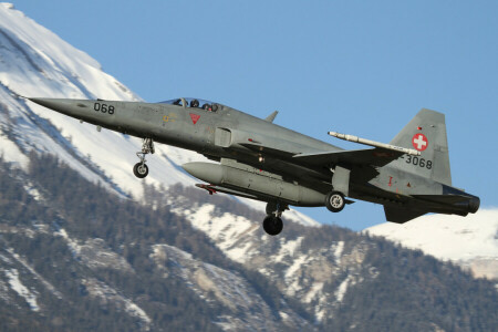 Fighter, flight, mountains