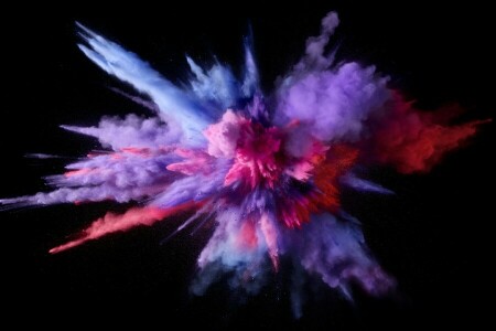 5k, Une explosion de couleurs, Pomme, Rafale de couleur, Mac OS, macOS