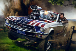 art, gun, Ronald Reagan, the explosion