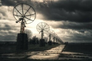 arka fon, Radar, gökyüzü