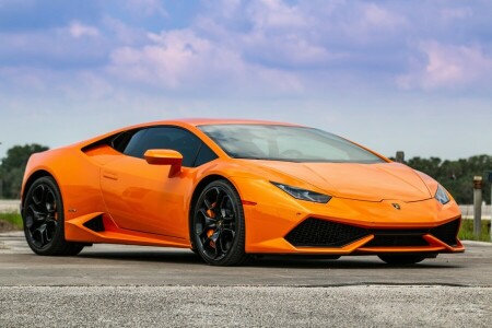 Huracan, Lamborghini, Pomarańczowy, Porter 34