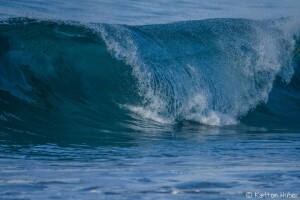 bleu, gouttes, Mousse, mer, jet, l'eau, vague