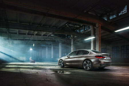 BMW, compact, Concept, sedan, het concept