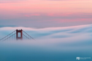 amanecer, niebla, Kenji Yamamura, fotógrafo, San Francisco