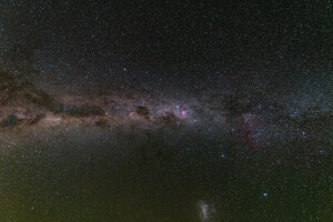 night, stars, the milky way