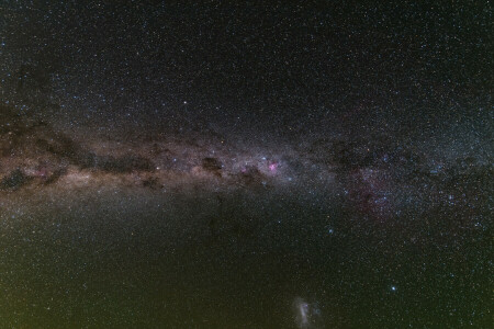 noite, estrelas, a via Láctea