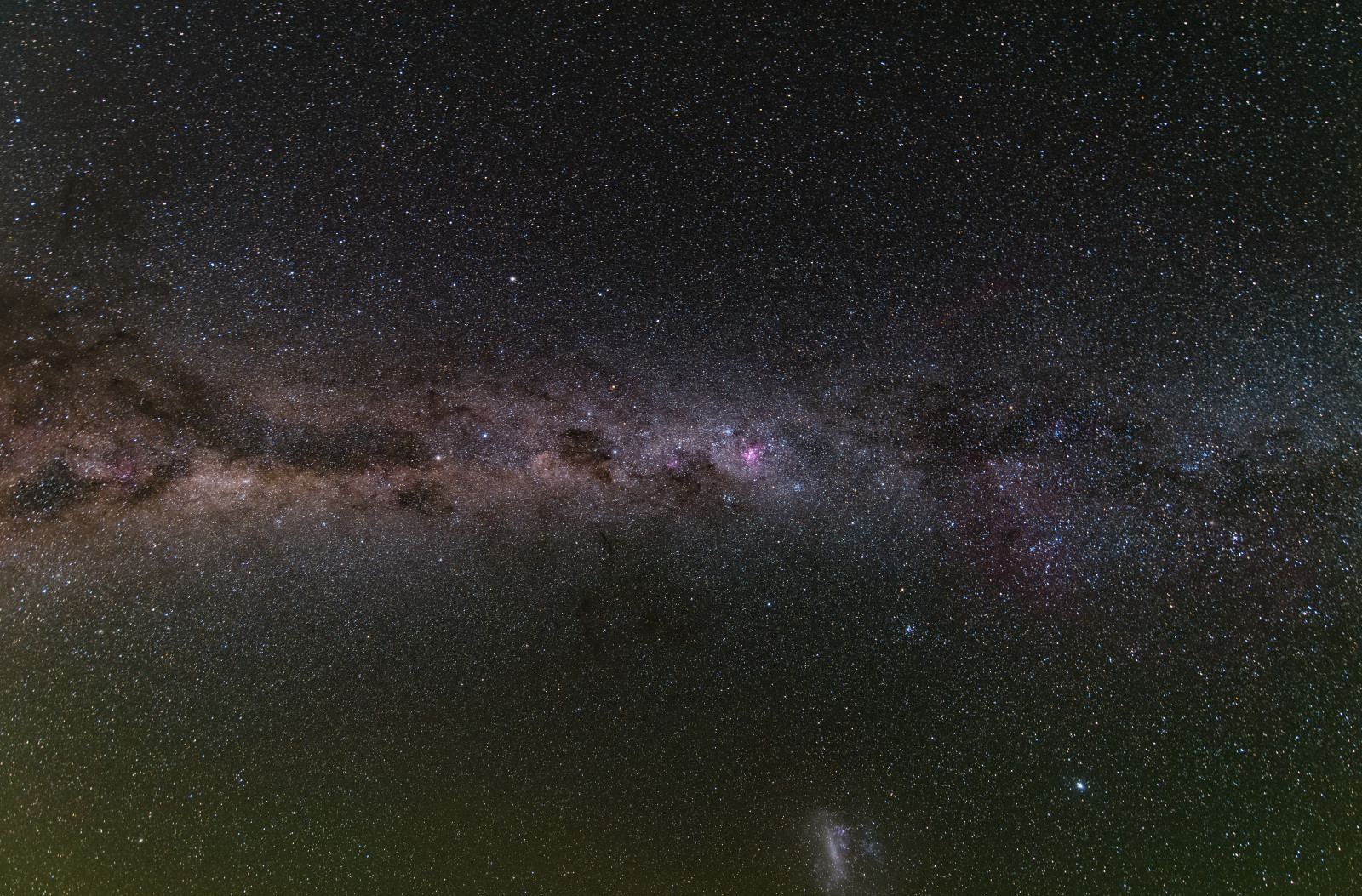 noite, estrelas, a via Láctea