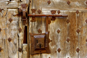 castle, texture, the door