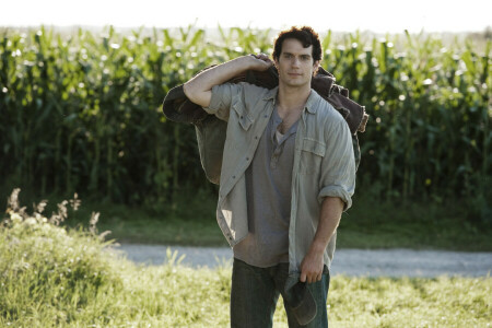 actor, Clark Kent, field, Henry Cavill, Kal-El, Man of Steel, road, Superman