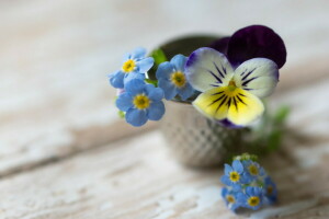 bakgrund, bukett, blommor