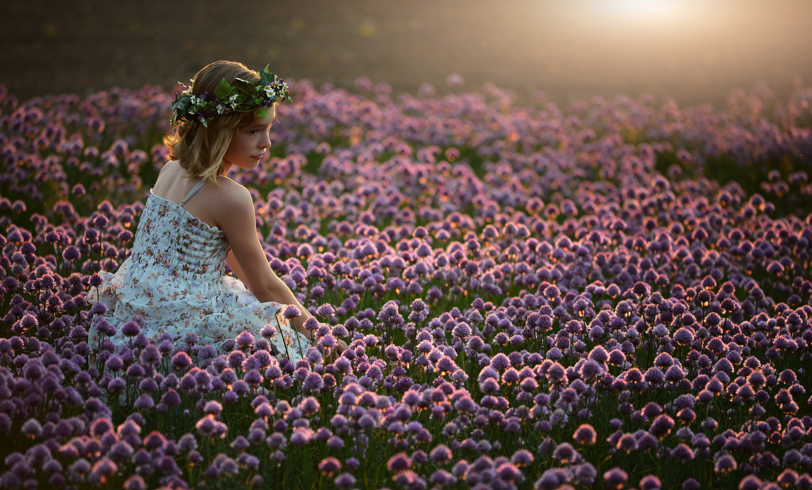 naturaleza, estado animico, niña