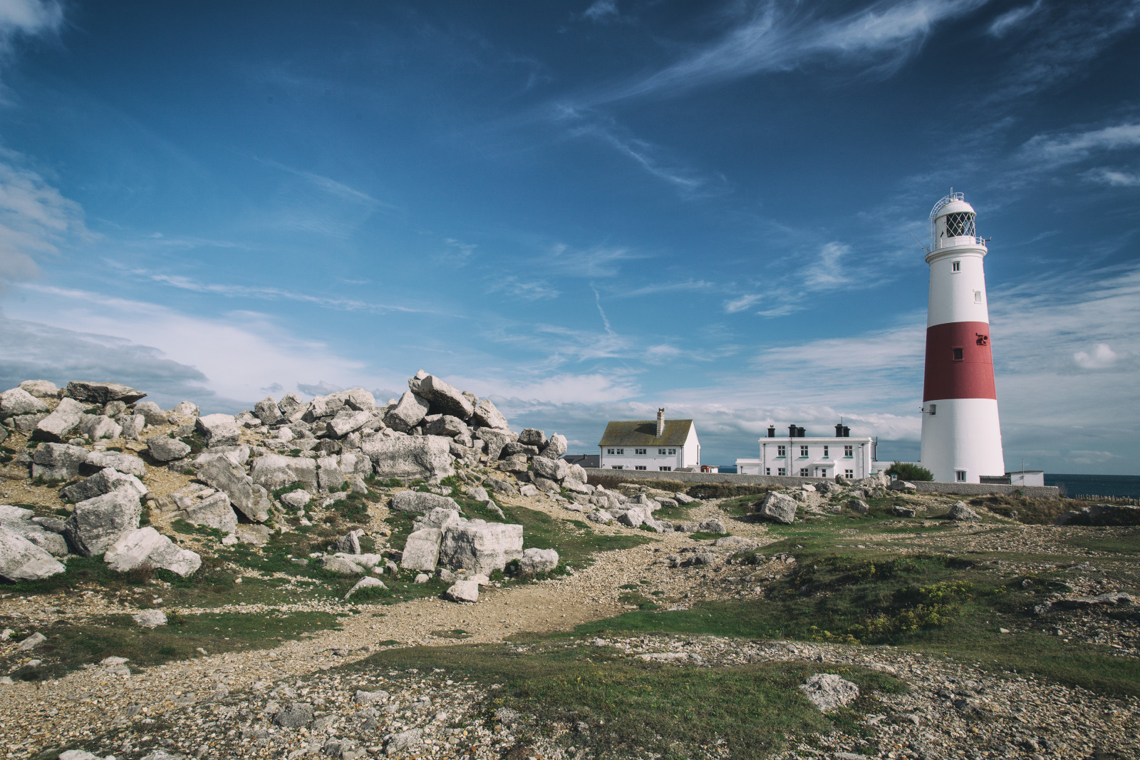 Fyr, England, Räkningen, Portland, Dorset, Jurassic Coast