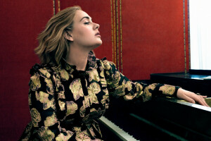 2016, Adele, Adele Laurie Blue Adkins, compositor, contralto, sessão de fotos, cantor, Voga