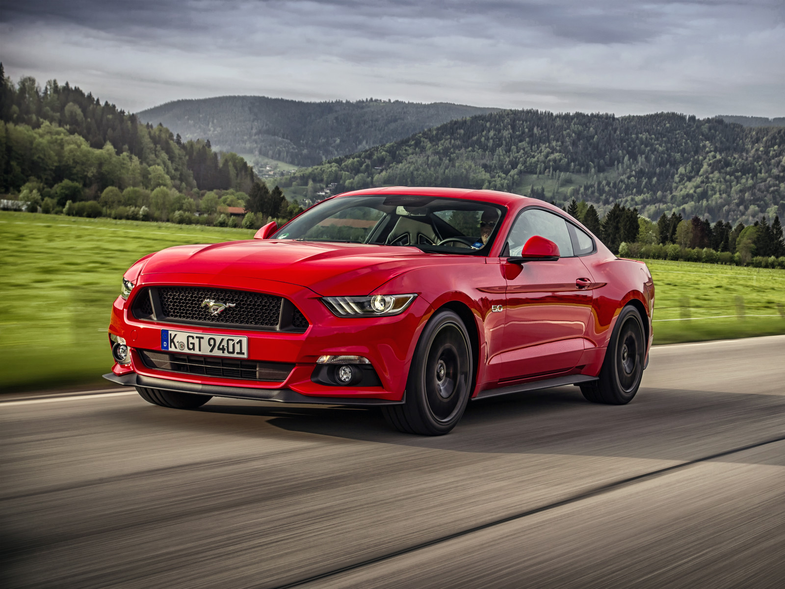 Mustang, Ford, Fastback, 2015, EU-spec