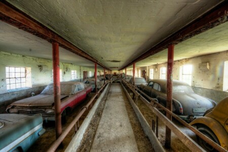 achtergrond, boerderij, Machine