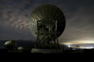 Antenne, Hintergrund, Nacht