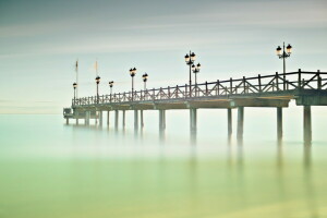 Andalucía, Puente, paisaje, Marbella, España