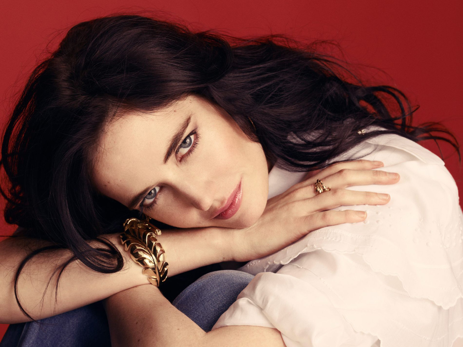 look, brunette, close-up, actress, 2015, Eva Green, Madame Figaro, Paul Schmidt