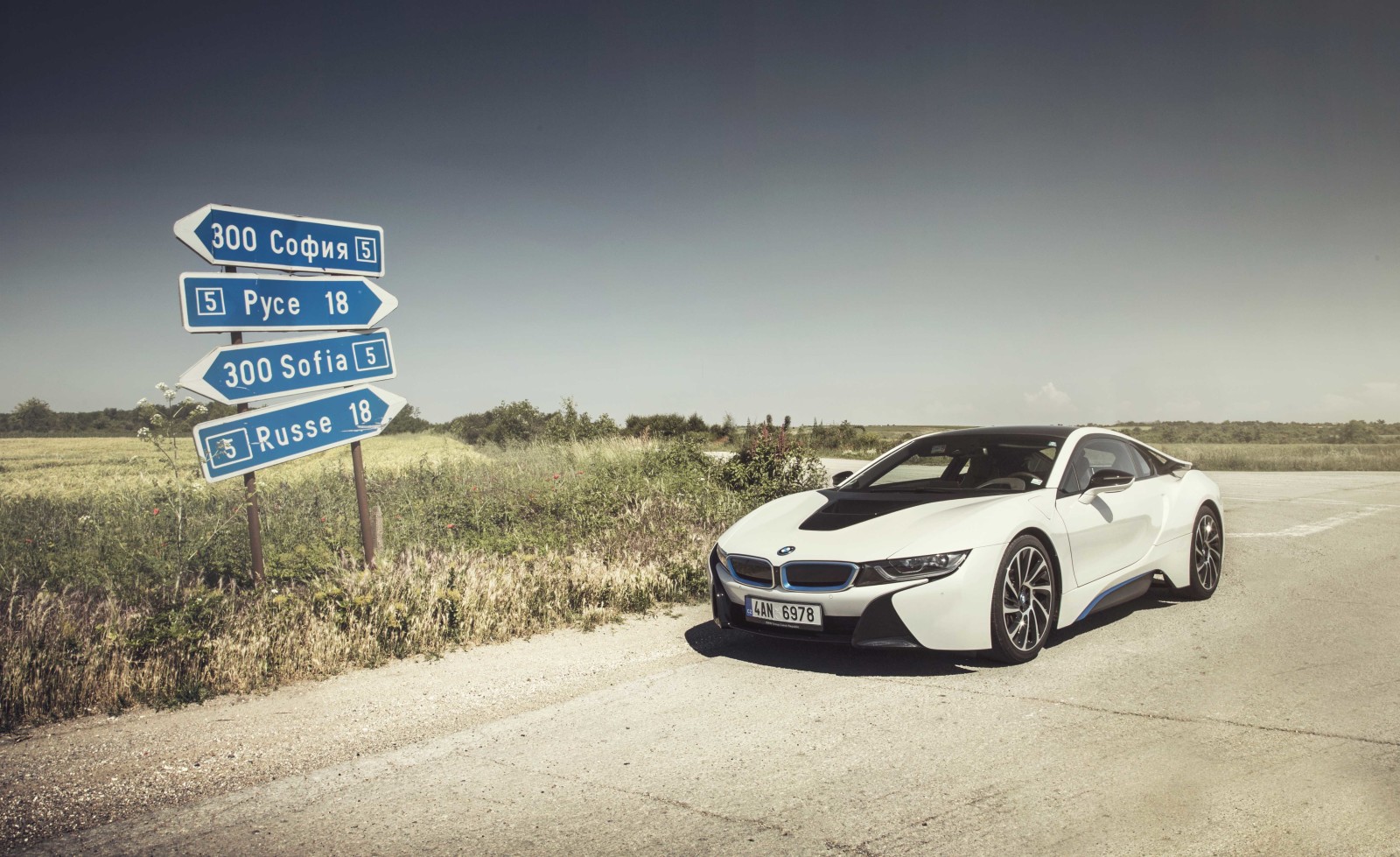 de lucht, schaduw, Voorkant, wiel, Tekens, zonne-, BMW i8