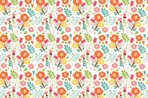 flowers, pattern, spring