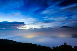 BELLEZA, nubes, paisaje, el cielo