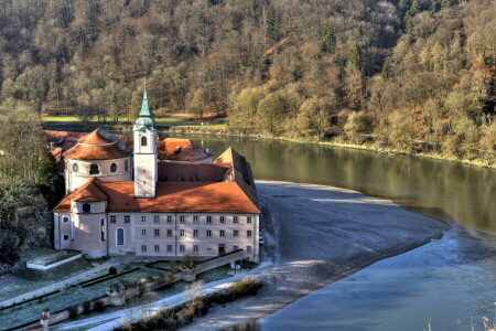 Bayern, Katedral, Tyskland, bilde, tinning, byen, klosteret