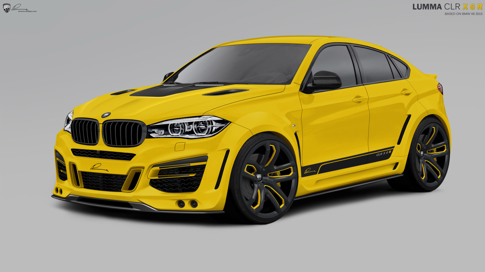 Jaune, BMW, F 16, Lumma Design, 2010, X6 M