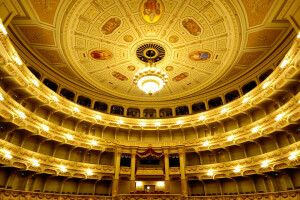 balcone, letto, Dresda, Germania, sala, musica lirica, Sassonia, Teatro