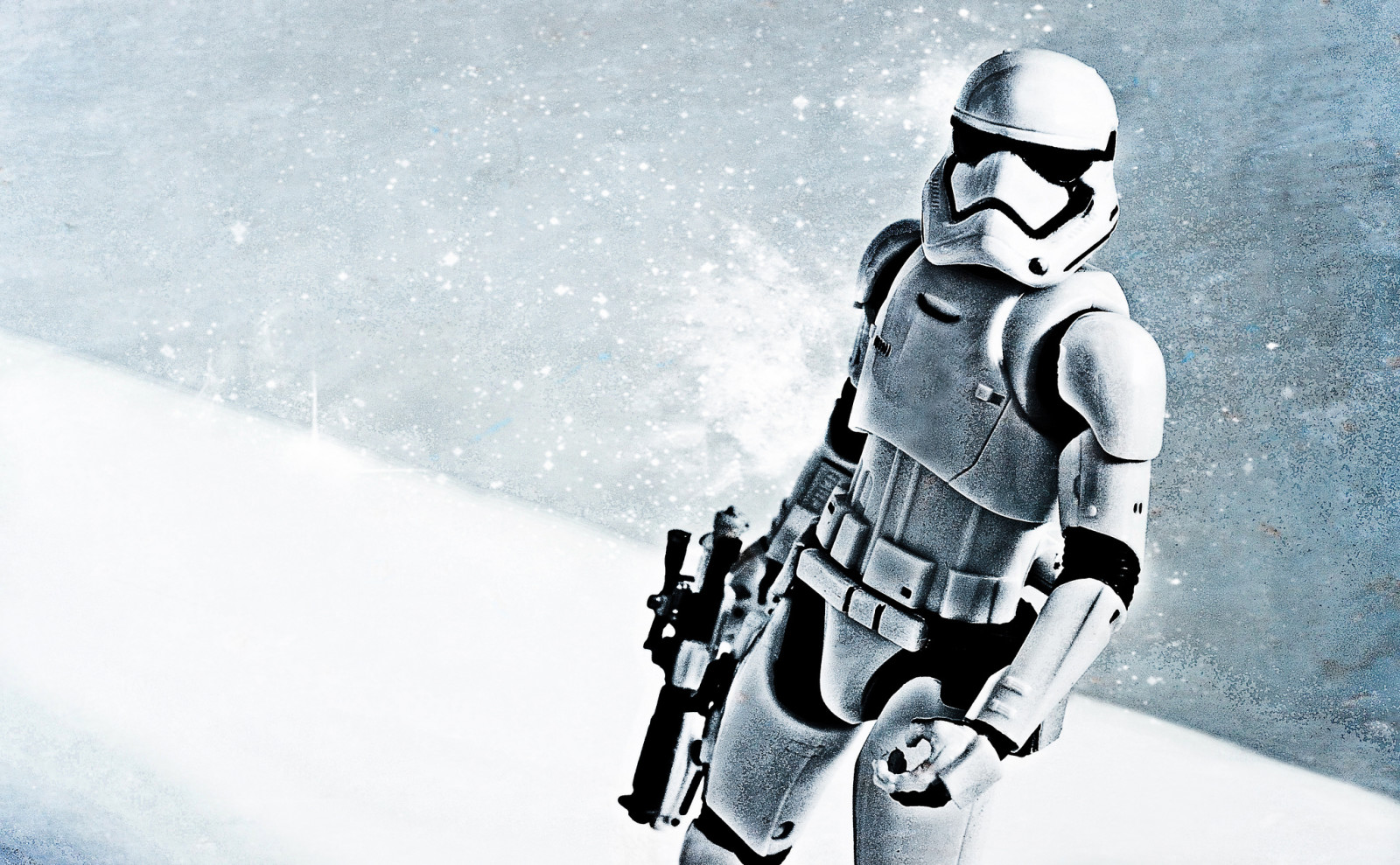 sneeuw, winter, wapens, Stormtrooper