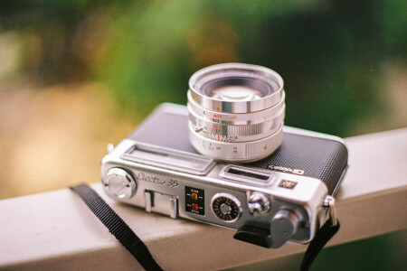 bokeh, Electro 35, lente, Yashica