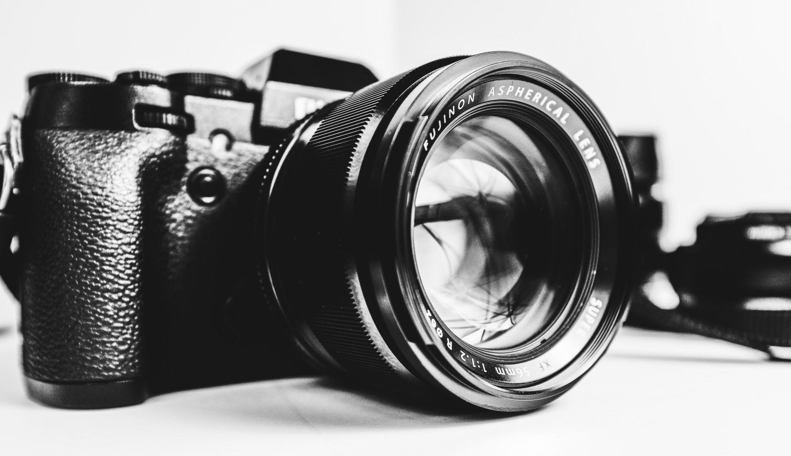 zwart en wit, camera, B / W, lens, Fujifilm