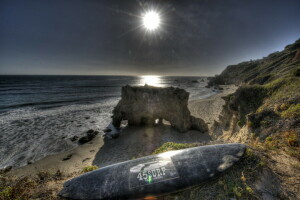 landscape, sea, shore