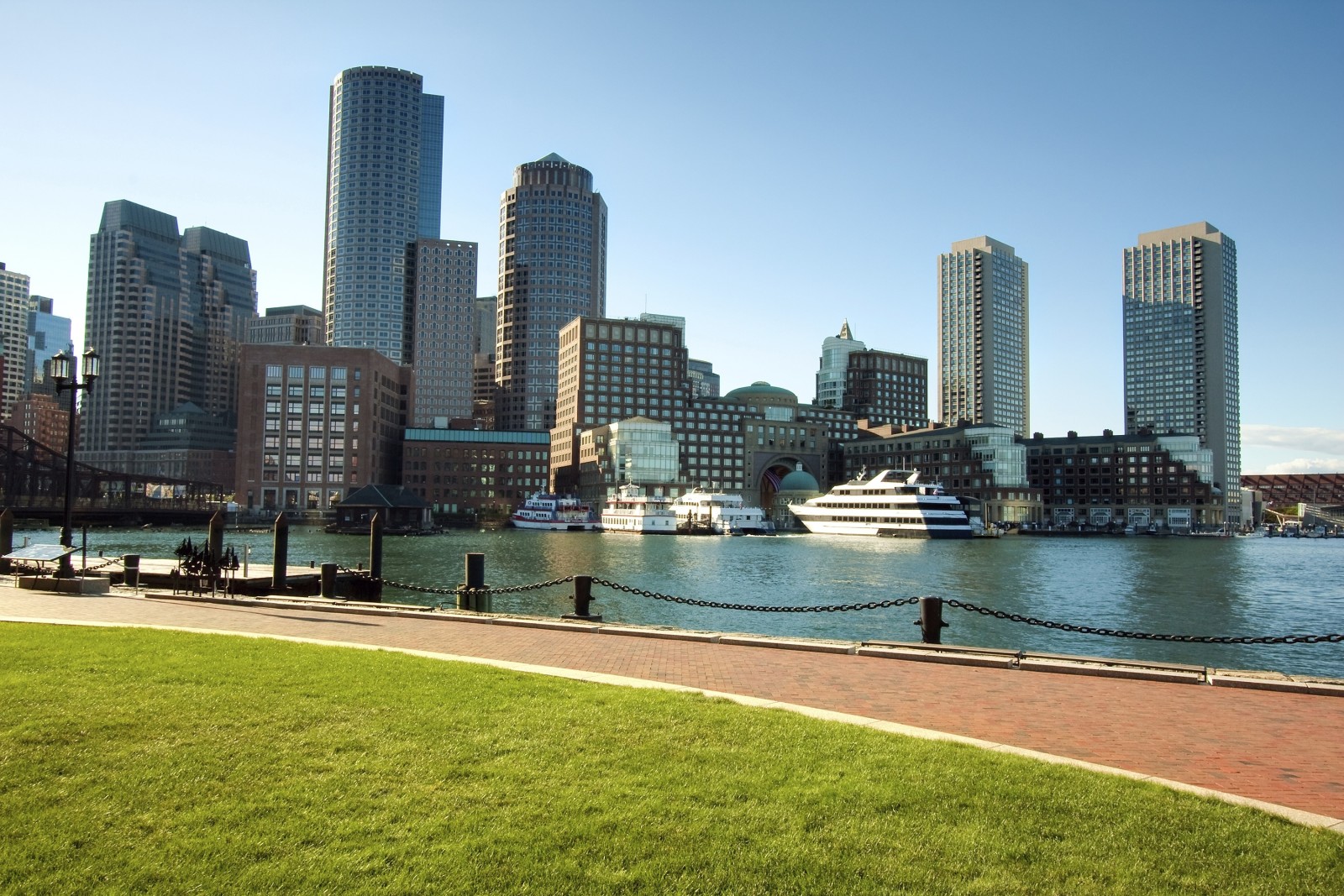 a cidade, EUA, cidade, Boston, Massachusetts