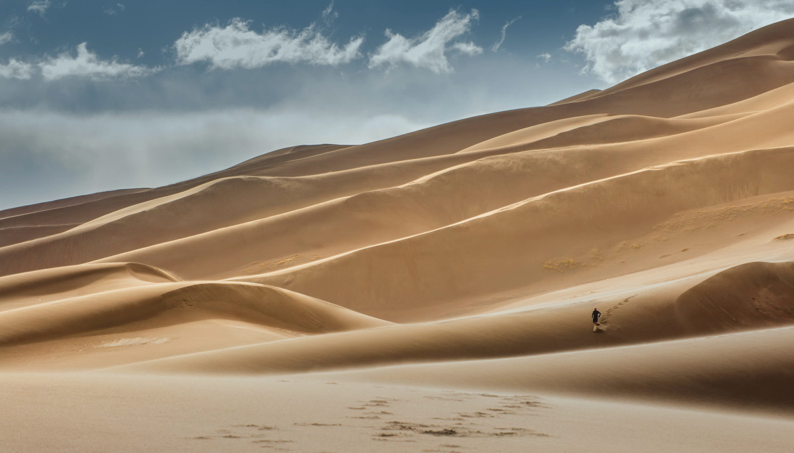 Desert, people, sand