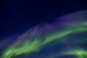 Aurora boreal, Aurora boreal, estrelas, o céu