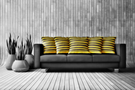 colors, couch, decoration, wood