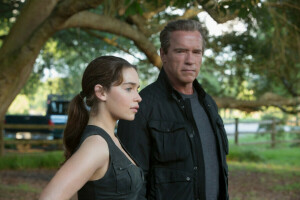 Arnold Schwarzenegger, emilia clarke, Fictiune, cadru