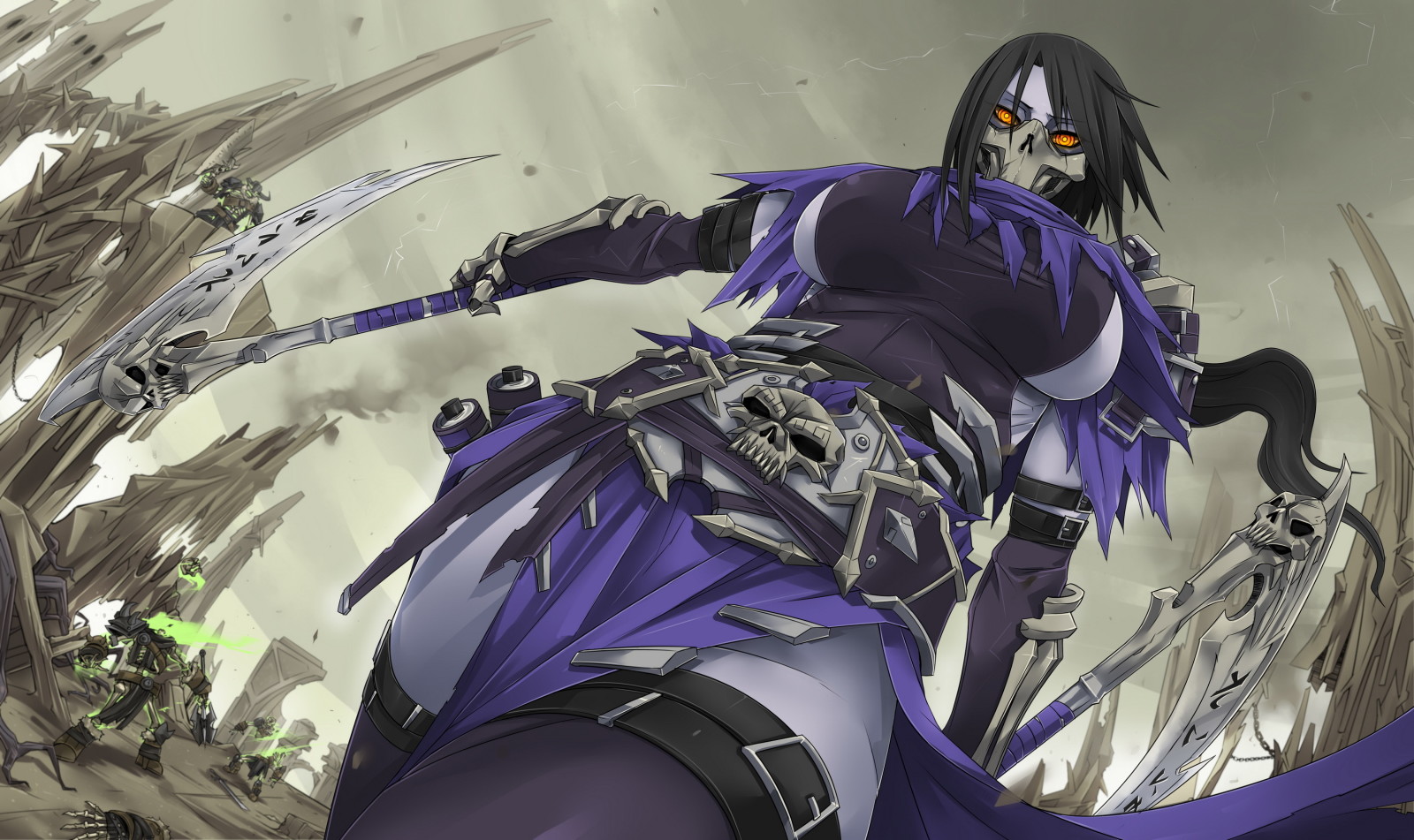 Darksiders, League of Legends, lol, Akali, Exaxuxer