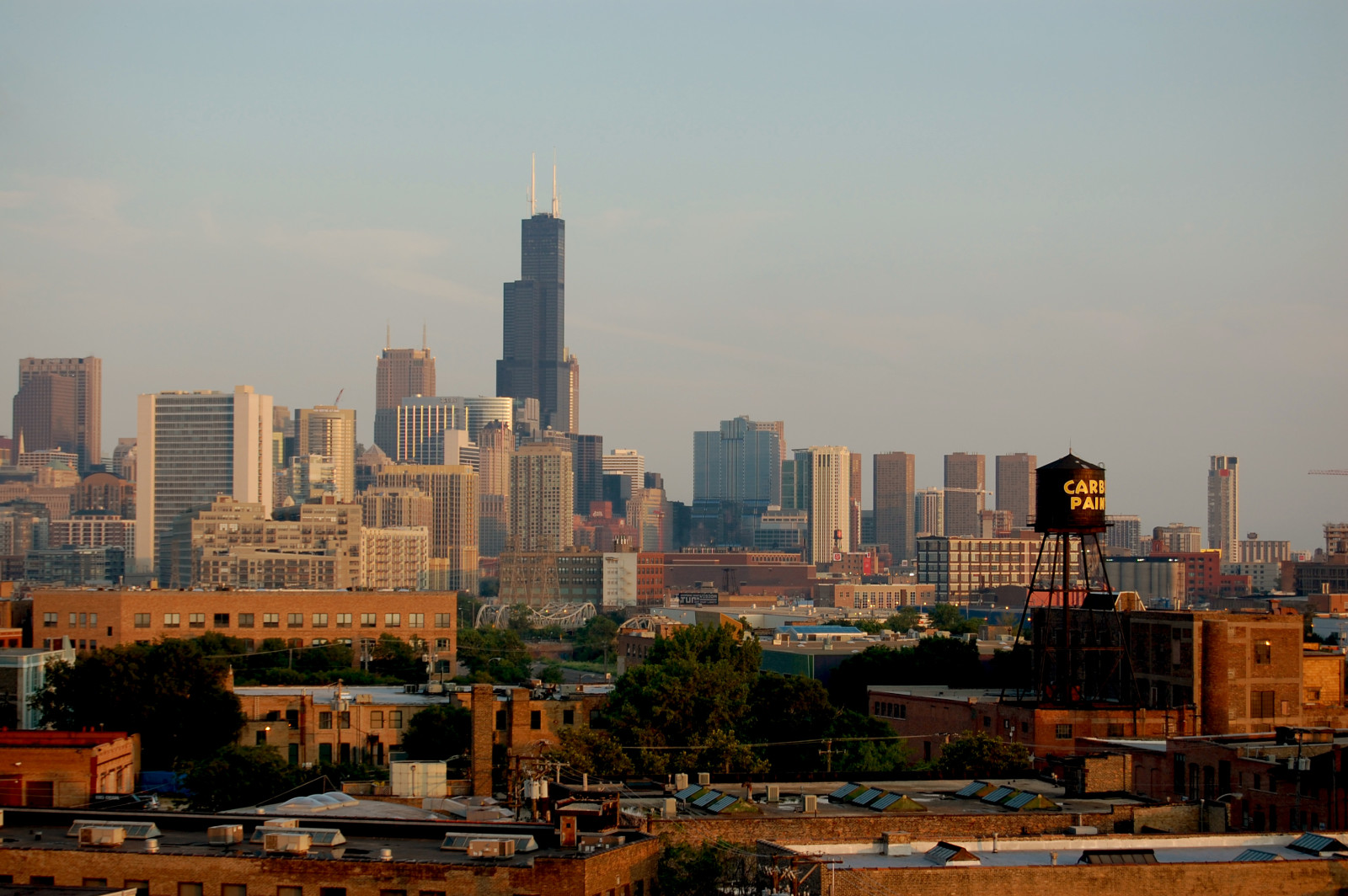 mesto, mrakodrapy, panoráma, chicago