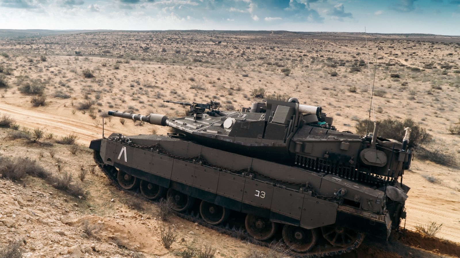 tank, Merkava, negev desert